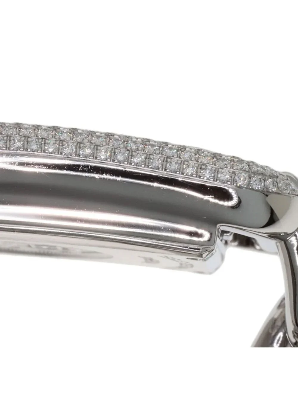 Hermes Nantucket Diamond Watch SS